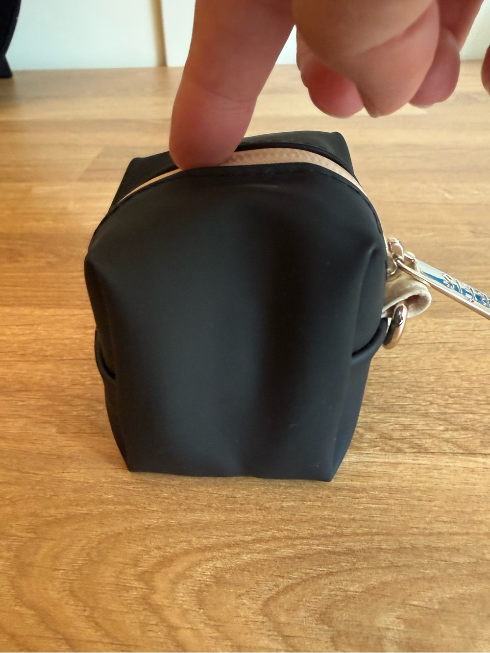 BEIS Black Mini Pouch Wristlet Pacifier & AirPod Pouch for ultimate diaper bag - Picture 5 of 9